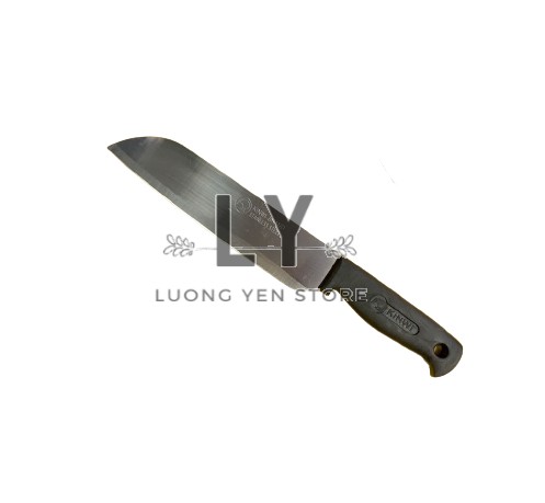 Dao bếp Kinwi Stainless Steel Kitchen Knife Cán nhựa đen Dài 22cm - No.475 chất liệu inox siêu bén