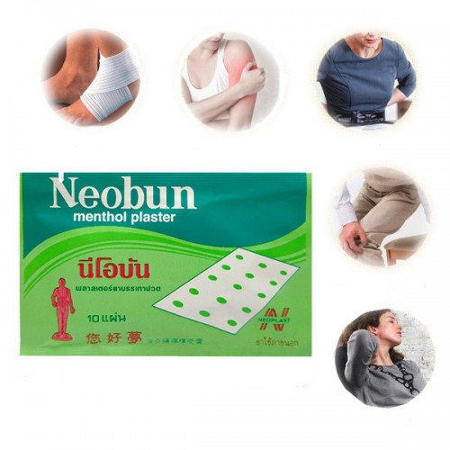 Miếng dán giảm đau neobun Thái Lan 10 miếng/gói