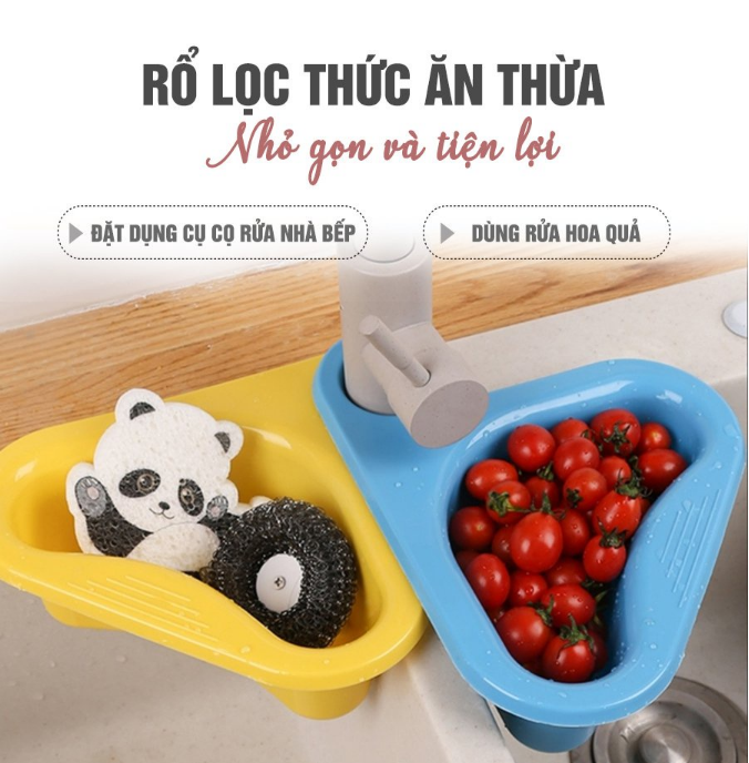 Khay Lọc Rác Gắn Lavabo Đa Năng Hình mỏ vịt tiện lợi, giao màu ngẫu nhiên GD564-LracVit