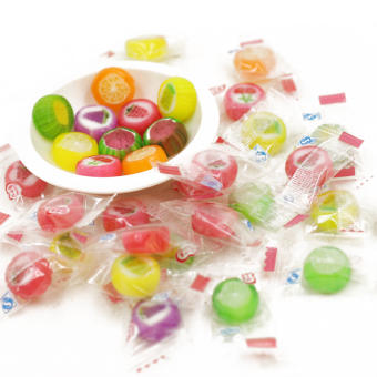 Combo 300g kẹo cứng hương vị trái cây bốn mùa hình dáng siêu cute