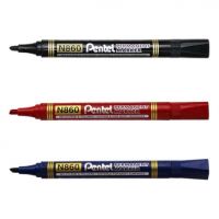 3 Pcs Pentel N850/N860 Bullet/Chisel Tip Permanent Marker