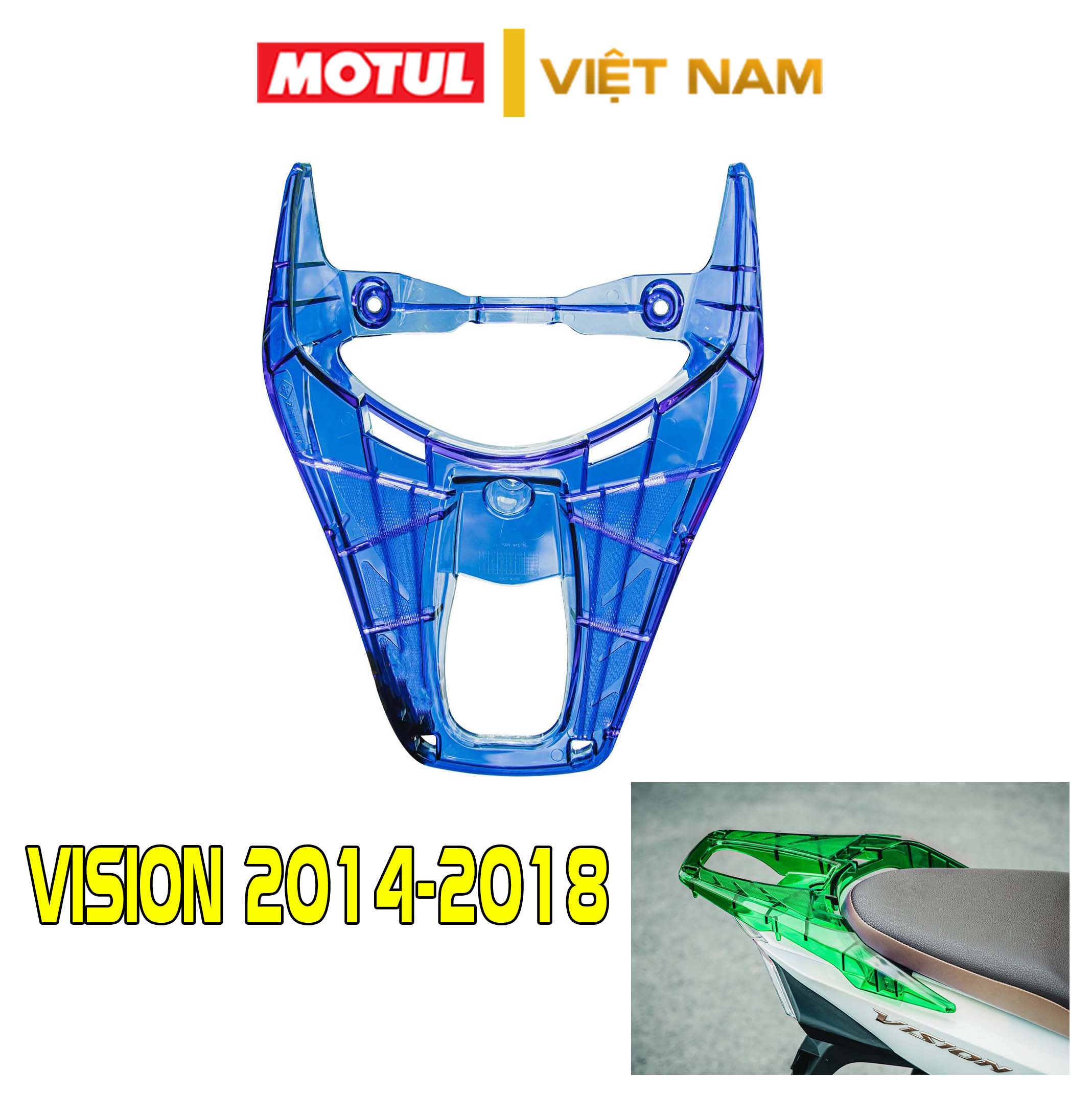Cảng sau Vision 2014-2018, tay dắt trong suốt kiểu dáng SH 300i hàng Zhi.pat chính hãng thay thế tay