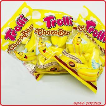 Kẹo Marshmallow Trolli vị Choco Banana gói 150gr