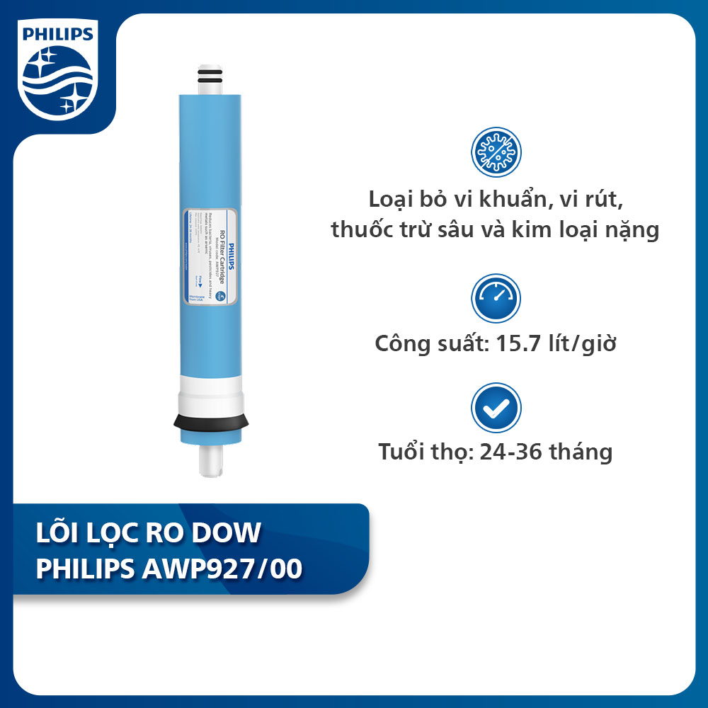 Lõi lọc ro dow philips awp927/00