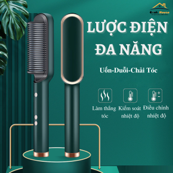Lược điện đa năng uốn duỗi chải tóc điều chỉnh nhiệt độ tóc phù hợp mọi loại tóc an toàn và tiện ích cho phái đẹp lược lược chải tóc lược điện chải tóc đa năng lược điện lược tạo kiểu tóc nam lược chải tóc uốn xoăn lược điện chải tóc lược điện uốn cụp