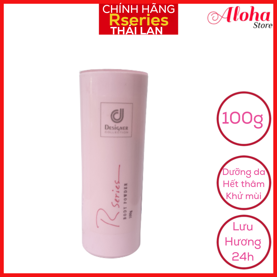 Phấn thơm nước hoa rseries body powder 100gram thái lan - aloha store