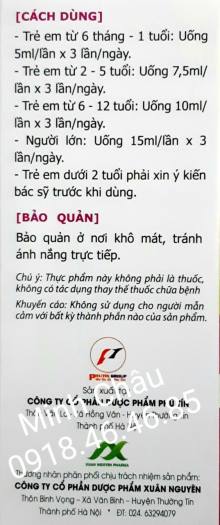 Khái thấu vương PT hỗ trợ bổ phế, giảm ho, loãng đờm