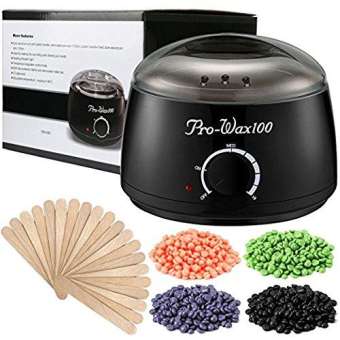 COMPO NỒI NẤU SÁP+300g HẠT HARD WAX BEANS(nồi màu đen)