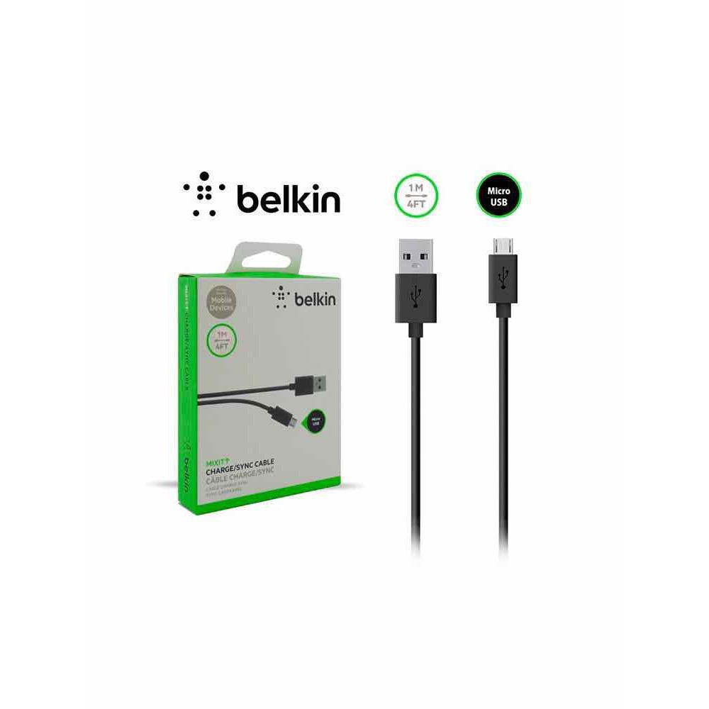Cable sạc micro usb belkin f2cu012bt04-blk dài 1.2m