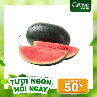 Dưa Hấu Hắc Mỹ Nhân (2-2.5KG/Trái)