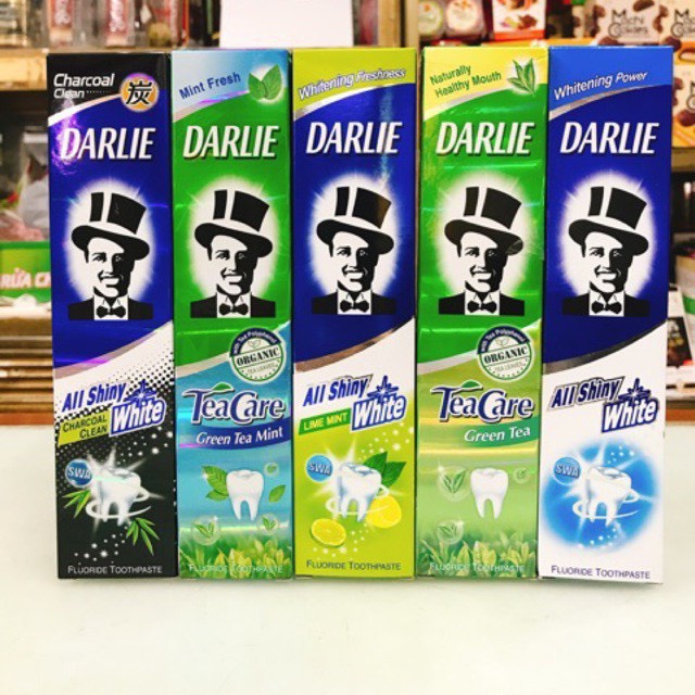 Combo 2 tuýp kem đánh răng ông tây đen Darlie