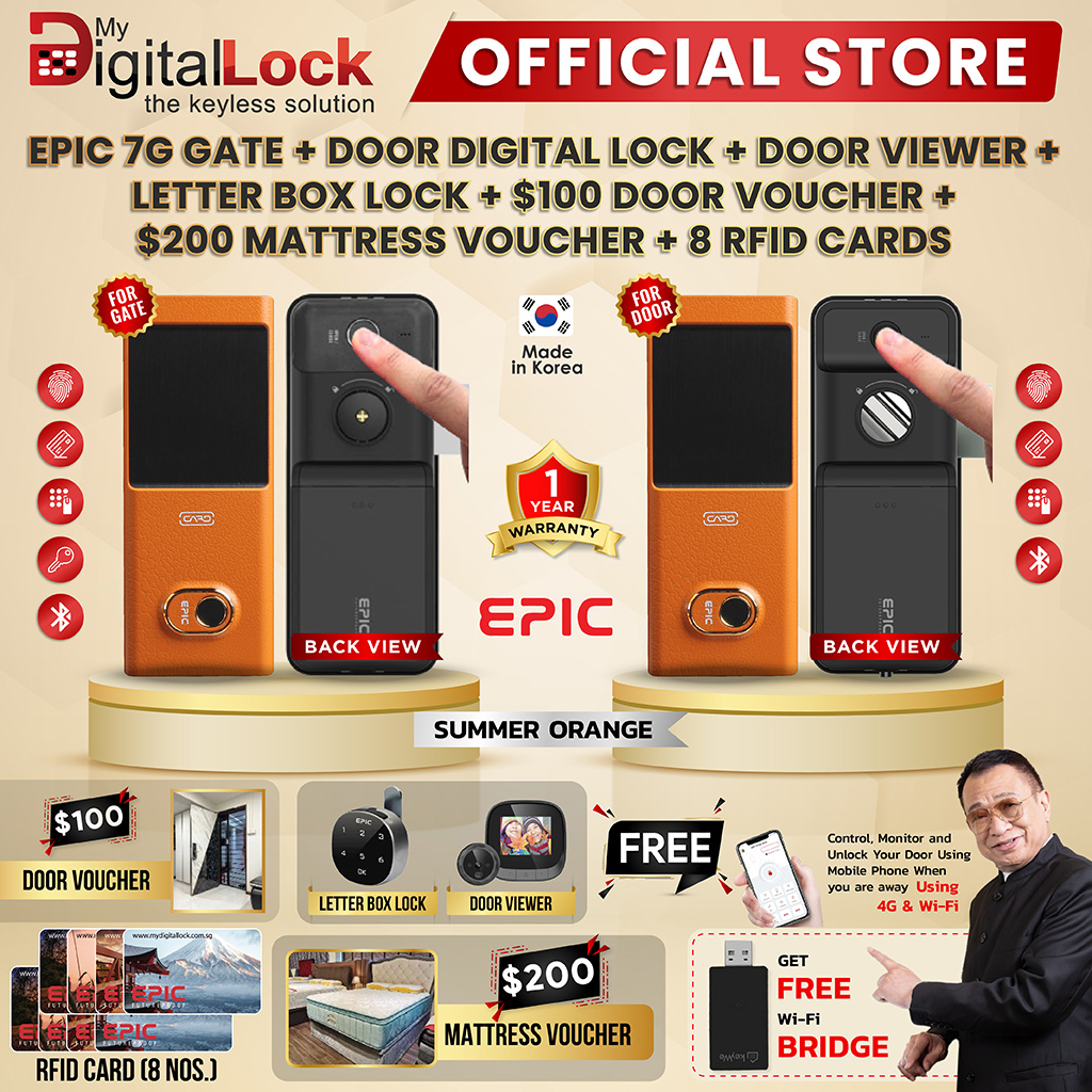 Epic Digital Door Lock - Best Price in Singapore - Nov 2023