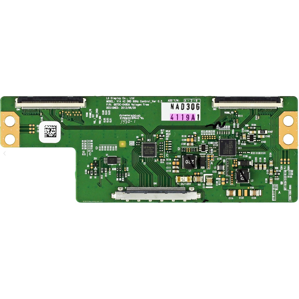 Bo Mạch TCON: LG, 42LF550T, 42LF560T, 42LB561T ,42LB582T - PANASONIC: TH-42AS630T, TH-42AS610T, P/N: 6870C-0480A - V14