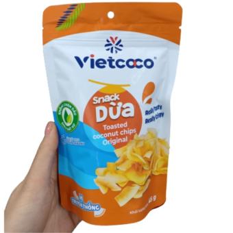 Snack Dừa Sấy Giòn Túi Zip 45g