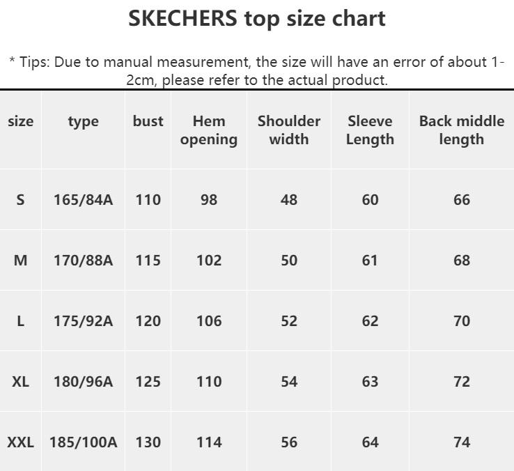 skechers size chart mens
