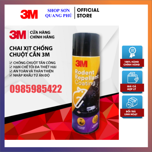 Bình xịt chống chuột hãng 3m cho ô tô 249g xịt chuột 3m đuổi chuột chuyên dụng 3m chăm sóc xe hơi 89797 sonquangphu422
