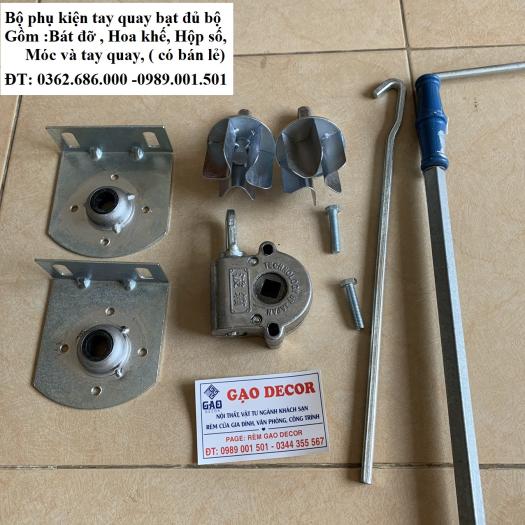 Bộ linh kiện tay quay bạt cuốn( phụ kiện bạt)