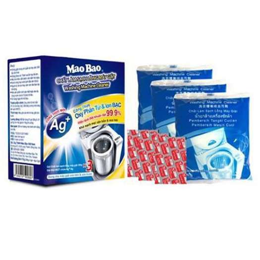 Combo 2 Hộp Bột vệ sinh làm sạch lồng máy giặt Mao Bao Cao Cấp