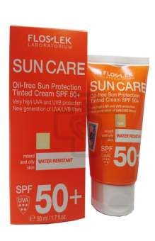 FLOSLEK OIL FREE SUN PROTECTION TINTED CREAM SPF 50. KEM CHỐNG NẮNG BẢO VỆ SPF 50.
