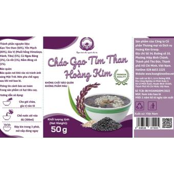 CHÁO GẠO TÍM THAN HOÀNG KIM