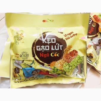 Kẹo gạo lứt ngũ cốc ít đường gói 300g