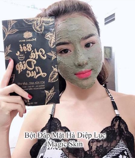 Bột hà diệp lục