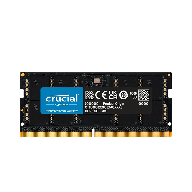 Cru-cial laptop RAM for notebook module, SO-DIMM, DDR5, 8GB, 16GB, 32GB