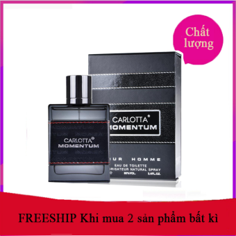 Nước hoa nam cao cấp Cologne CARLOTTA MOMENTUM thươ ng hiệu Ý phù hợp cho phái nam, mùi hương duy trì lên đến 8h, giúp bạn luôn tự tin và toả sáng