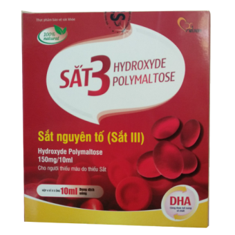 Sắt 3 III bổ máu, acid folic cho người thiếu máu,phụ nữ mang thai và cho con bú, chuẩn bị mang thai, sắt không nóng, táo