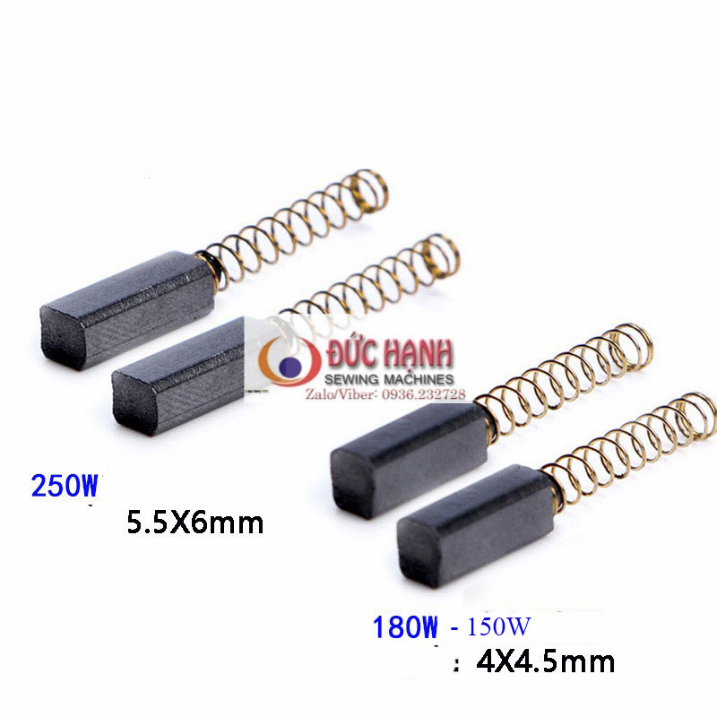 Than - chổi than motor máy may gia đình 150w-180w-250w