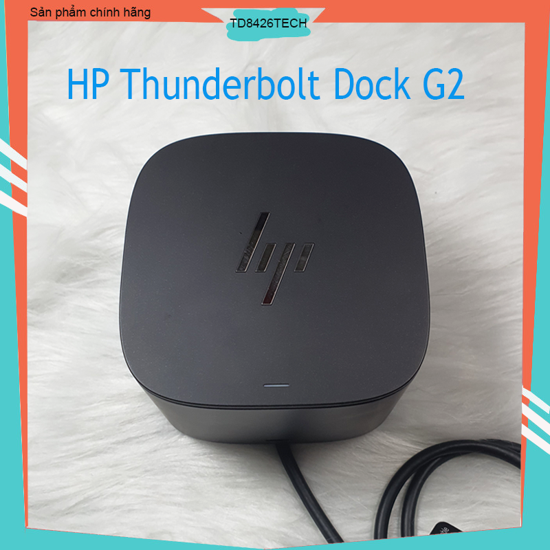 Dock hp thunderbolt g2 - docking station hp thunderbolt 3 cho laptop hp, dell, thinkpad, macbook xuất 2 màn 4k 60hz - td8426tech