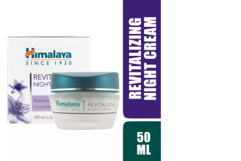 Kem Dưỡng Phục Hồi Da, Tái Tạo và Dưỡng Trắng Ban Đêm - Himalaya Revitalizing Night Cream 50Ml