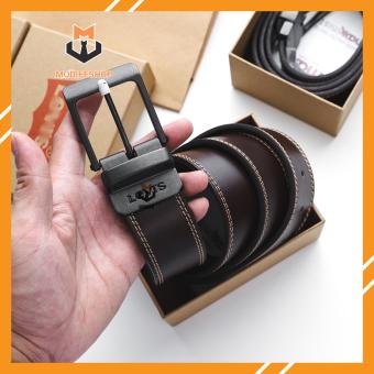 Thắt lưng nam/ Dây Nịt Nam Levis Trơn 2 Mặt Đen Và Nâu - Modife Shop