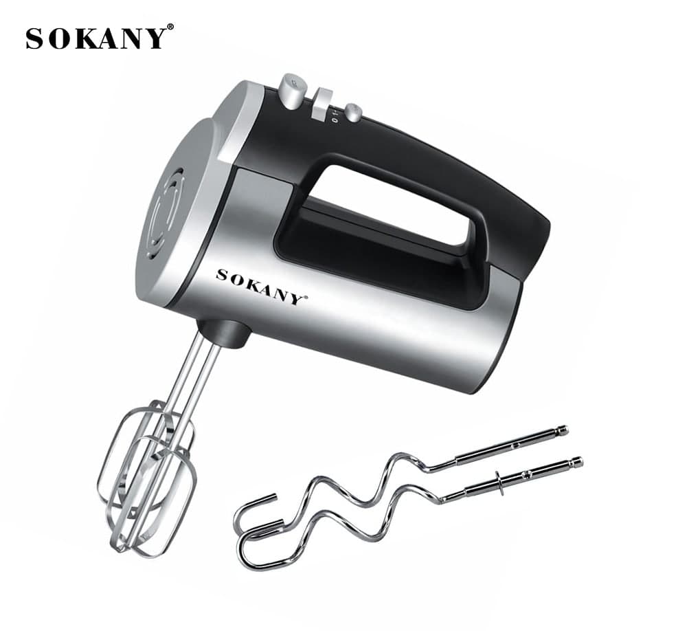 Máy đánh trứng cầm tay Sokany 800W có 5 tốc độ , đánh được cả trứng và bột - Sokany 6623 [ Đổi mới 7 ngày tại nhà miễn phí, Bảo hành 12 tháng ]