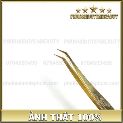 Nhíp Nối Mi Volume Vàng Dùng Tạo Fan Bao Test - MCS 19