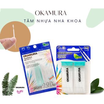 Okamura - Tăm xỉa răng nhựa Nhật Bản - Giúp Vệ Sinh Kẽ Răng Sau Khi Ăn