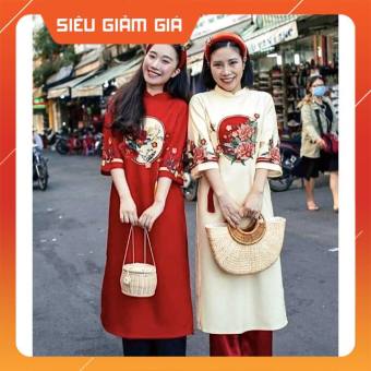 Set áo Dài Cách Tân Mẹ và Bé - Áo cách tân đẹp giá rẻ