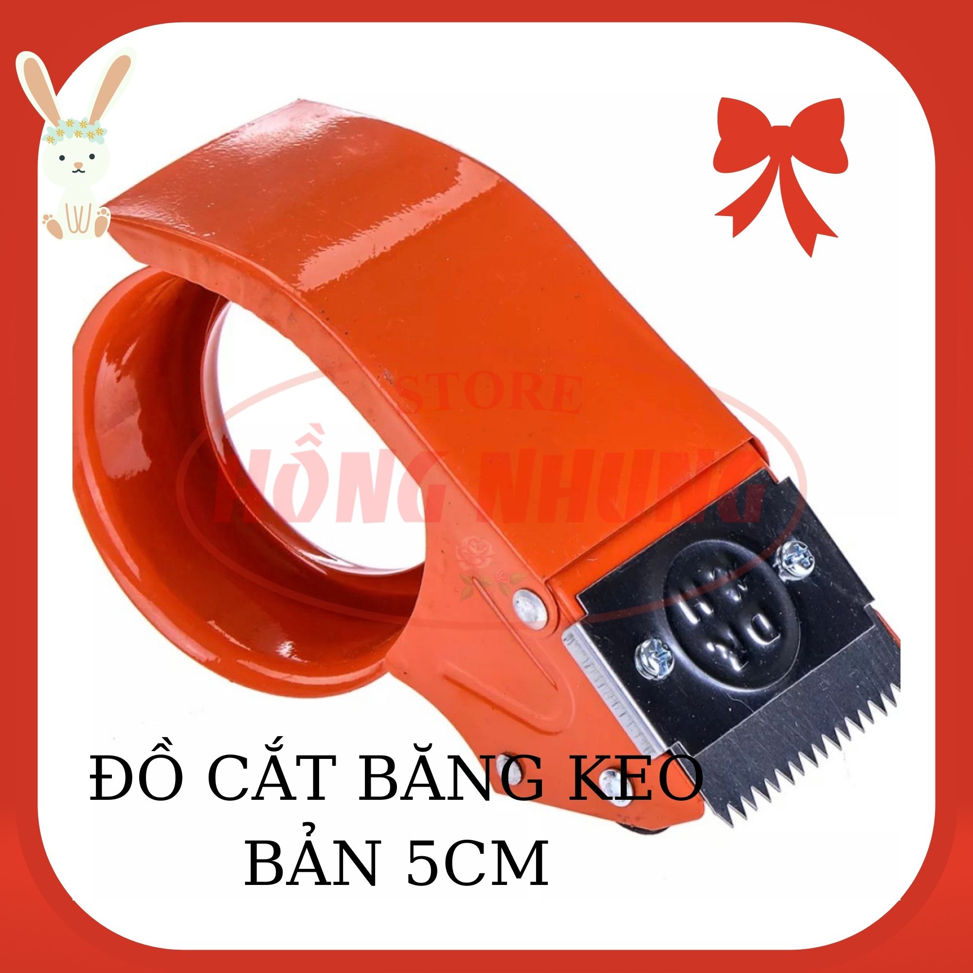 Cắt băng keo cầm tay sắt 5f/ dụng cụ cắt băng keo 5cm, rẻ, bền