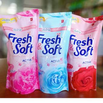 nước xã vải fresh & soft 600 ml ( 1 bịch ) màu mùi giao ngẫu nhiên