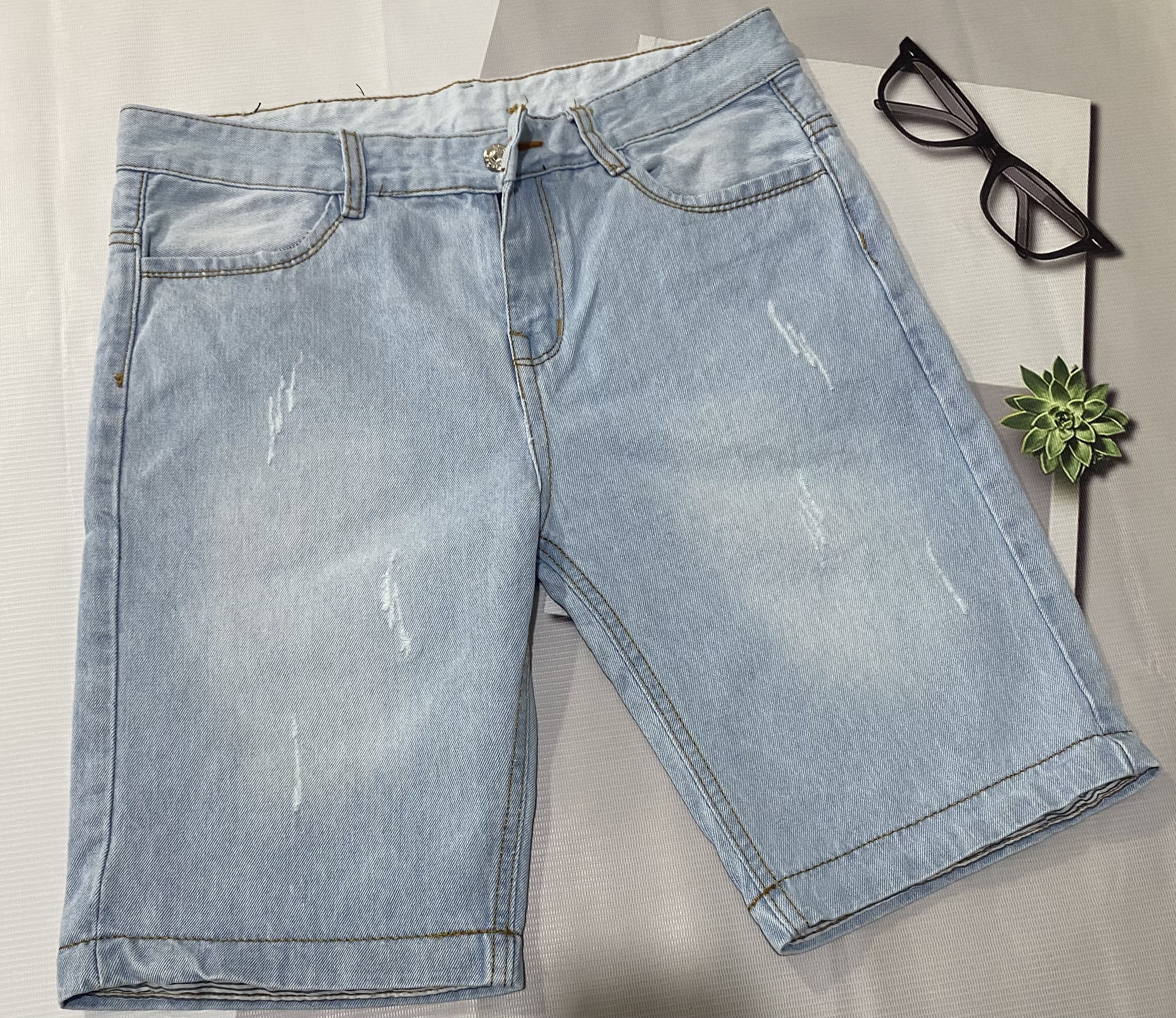 Quần short jean nam - chất liệu 100% cao cấp