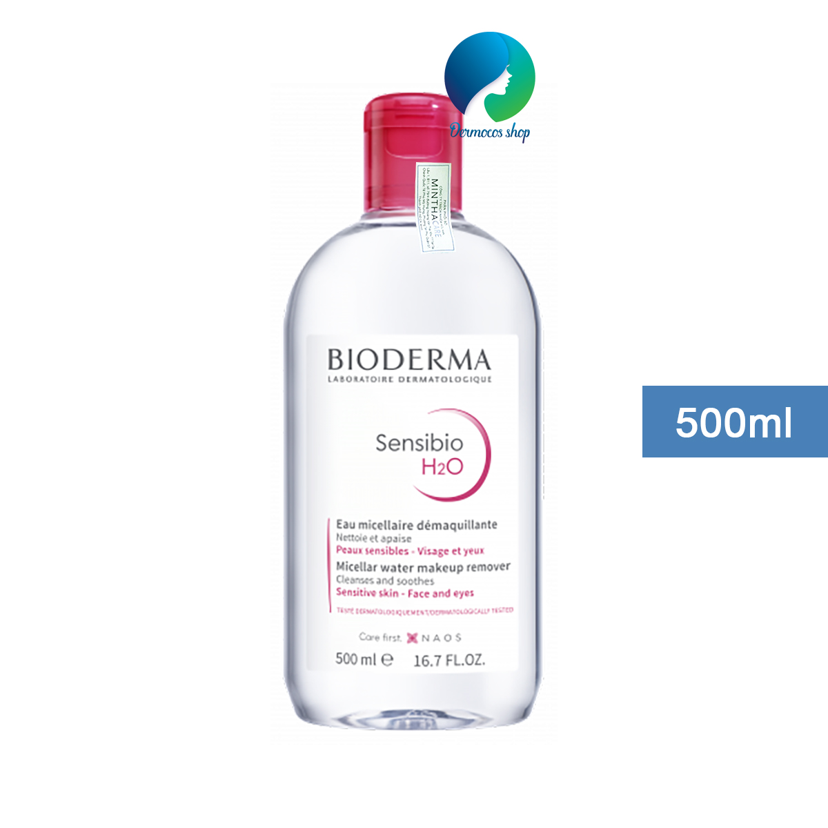 Nước tẩy trang cho da khô nhạy cảm Bioderma Crealine H2O  500ml - DMCMP050