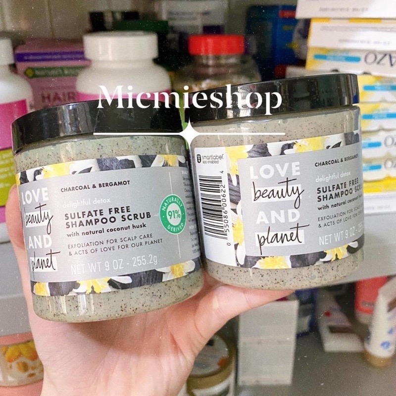 Tẩy tế bào chết da đầu love beauty & planet