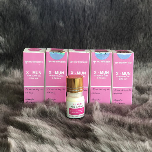 Chấm mụn X-MỤN, mụn trên trán, mụn dưới cằm, mụn trên má, mụn mặt