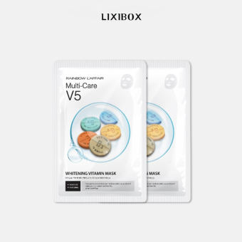 Combo 2 Mặt Nạ Dưỡng Trắng Rainbow L'Affair Multi-Care V5 Whitening Vitamin 25ml