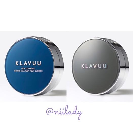 Cushion Phấn Nước Klavuu Urban Pearlsation High Coverage Tension( Màu Xám + Xanh)