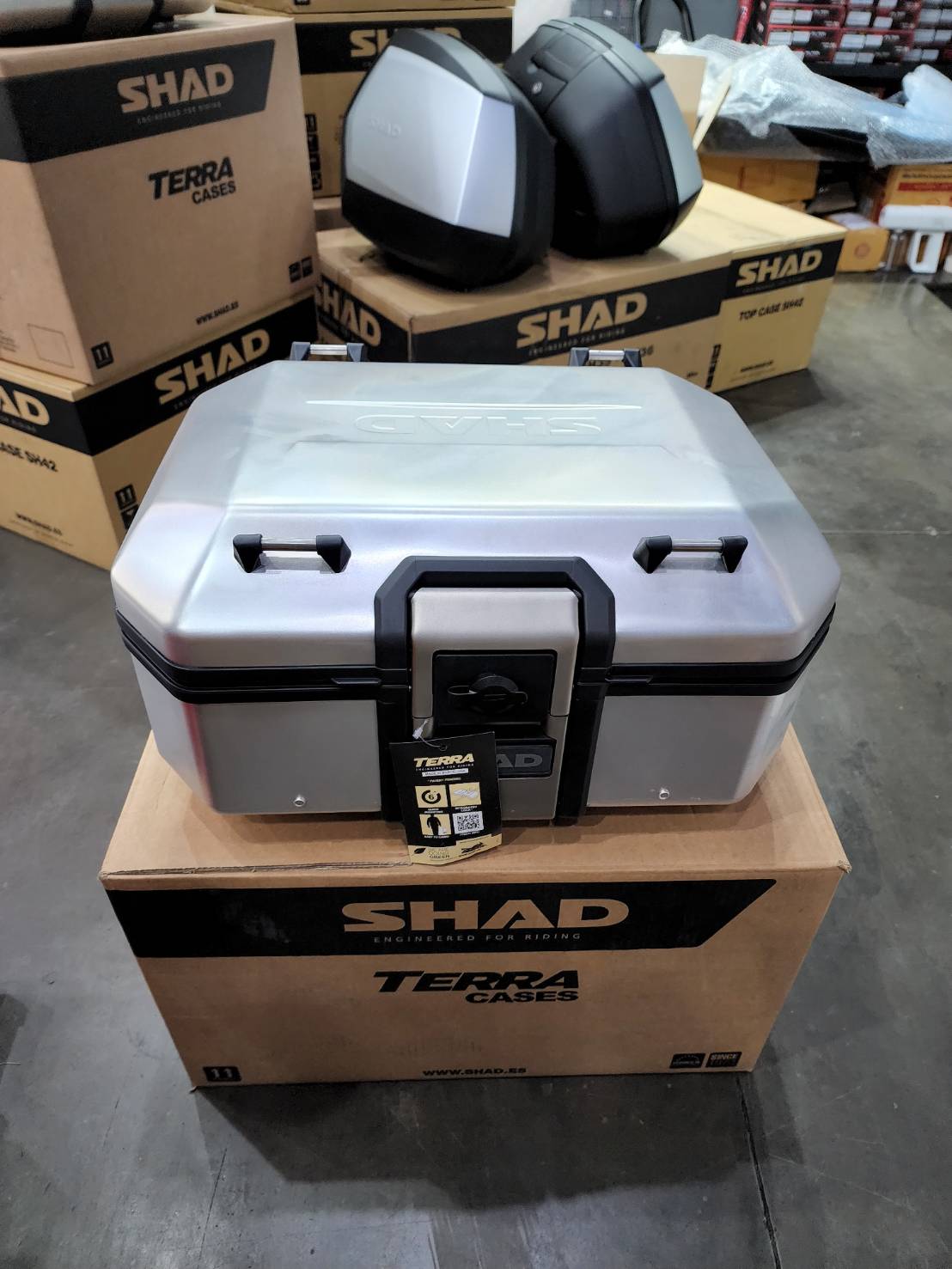 กล่องท้ายSHAD Terra Aluminium TR37ลิตร ราคา 14,000 บาท*ส่งฟรี