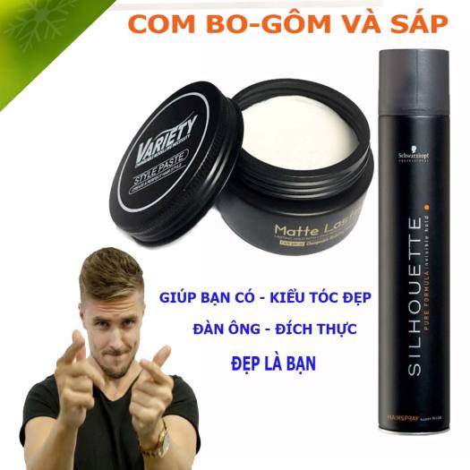 GÔM SÁP GIÁ RẺ,SÁP VUỐT TÓC CHO NAM,COMBO SÁP -GÔM XỊT TÓC CAO CẤP,tạo nếp tốt, giữ nếp lâu, hương thơm dịu và dễ tan trong nước.SẢN PHẨM MỚI