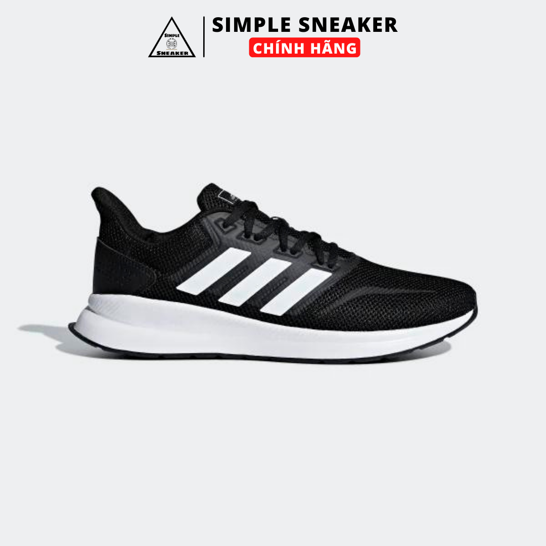 Giày Sneaker Thể Thao Adidas Chạy Bộ Chính Hãng - Adidas Runfalcon Core Black - Simple Sneaker