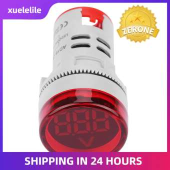xuelelile Vôn kế kỹ thuật số với chỉ báo đèn led cho dòng điện xoay chiều - intl