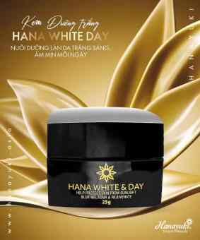 Kem ban ngày Hanayuki Dưỡng trắng da chống nắng Hana White Day